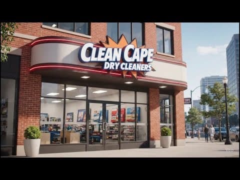 Clean Cape Drycleaners Ad